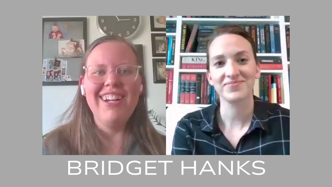 Video screenshot of Bridget Hanks